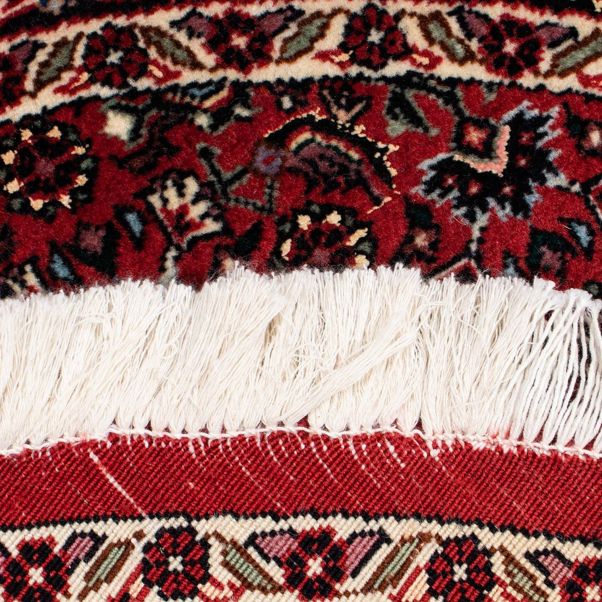 Perzisch tapijt - Bijar rond  - 105 x 105 cm - donkerrood