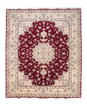Perzisch tapijt - Tabriz - Royal - 293 x 248 cm - donkerrood