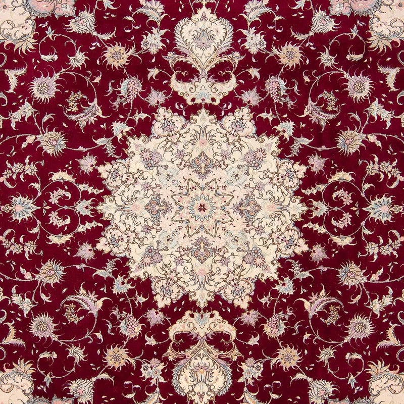 Perzisch tapijt - Tabriz - Royal - 293 x 248 cm - donkerrood