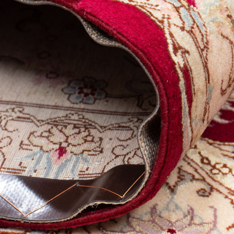 Perzisch tapijt - Tabriz - Royal - 293 x 248 cm - donkerrood