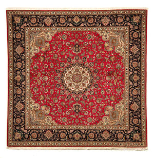 Perzisch tapijt - Tabriz - Royal vierkant  - 251 x 251 cm - rood