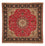 Perzisch tapijt - Tabriz - Royal vierkant  - 251 x 251 cm - rood