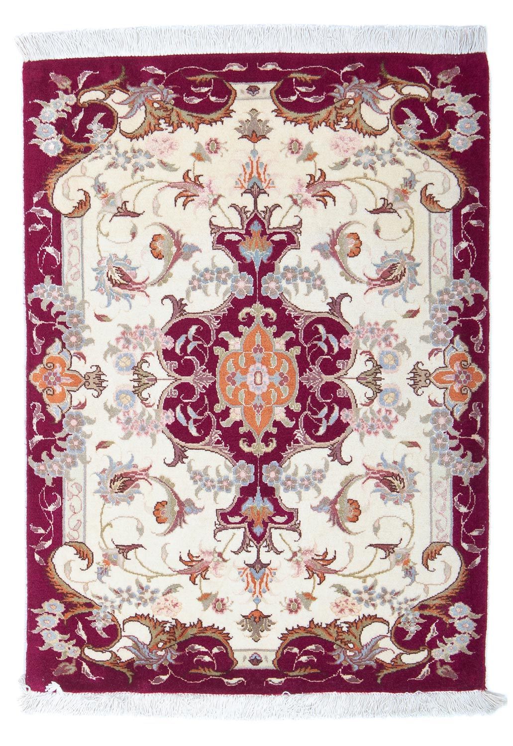 Perzisch tapijt - Tabriz - Royal - 89 x 64 cm - beige