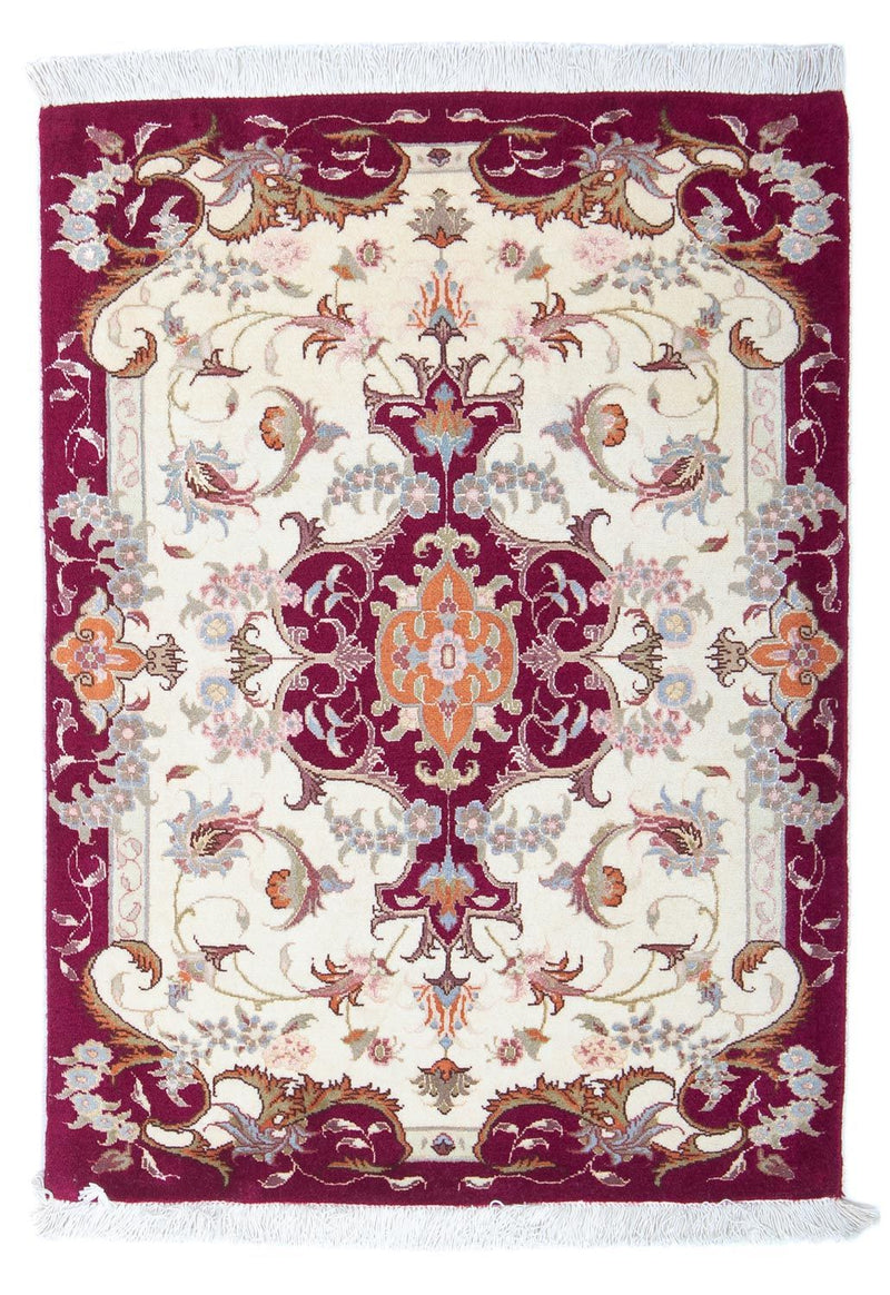 Perzisch tapijt - Tabriz - Royal - 89 x 64 cm - beige