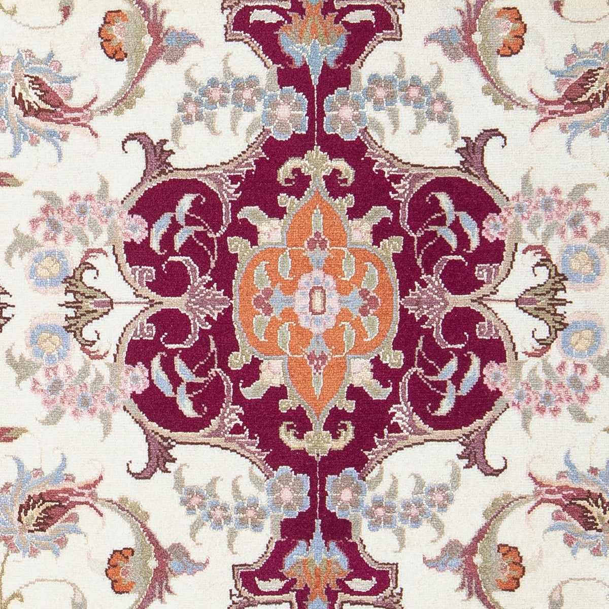 Perzisch tapijt - Tabriz - Royal - 89 x 64 cm - beige