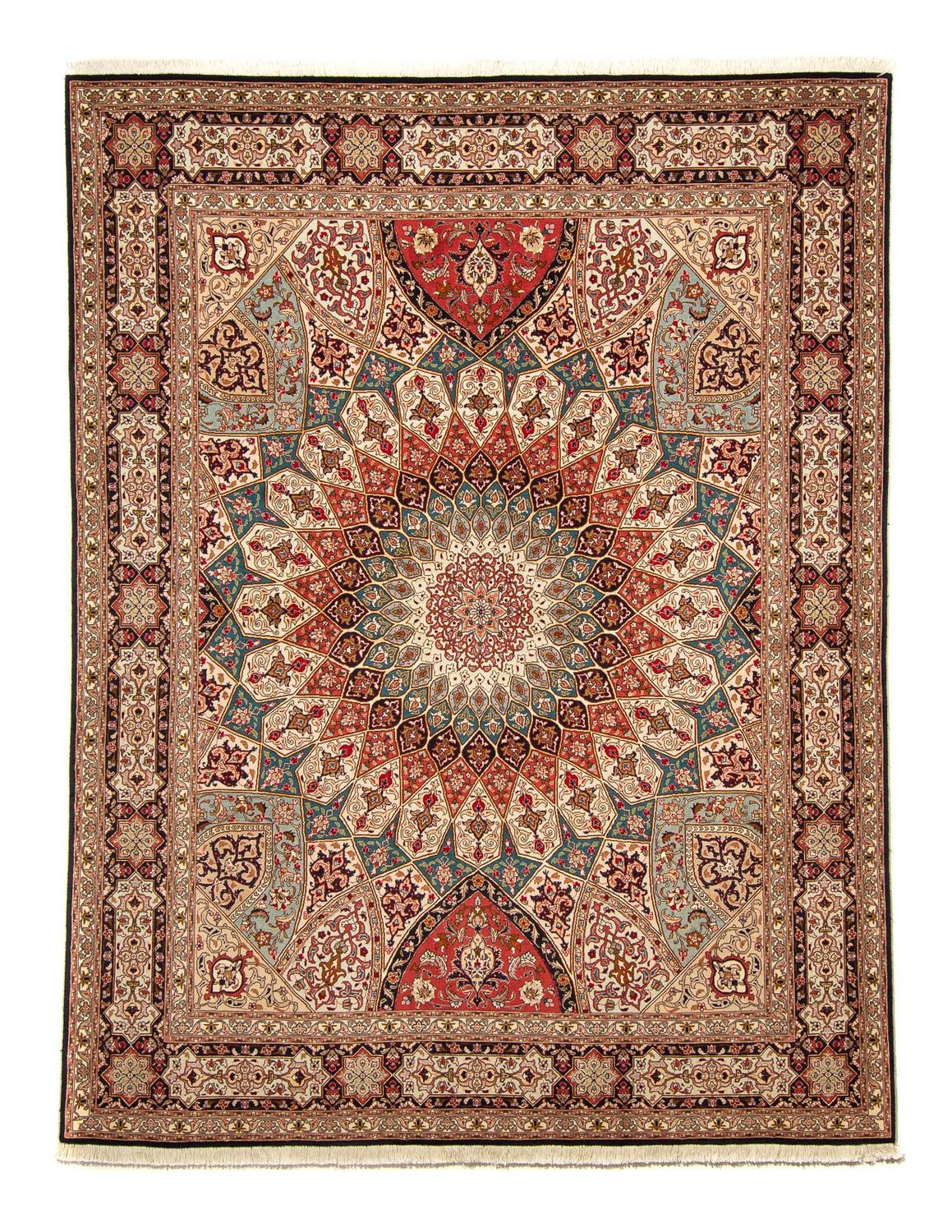 Perzisch tapijt - Tabriz - Royal - 254 x 204 cm - veelkleurig