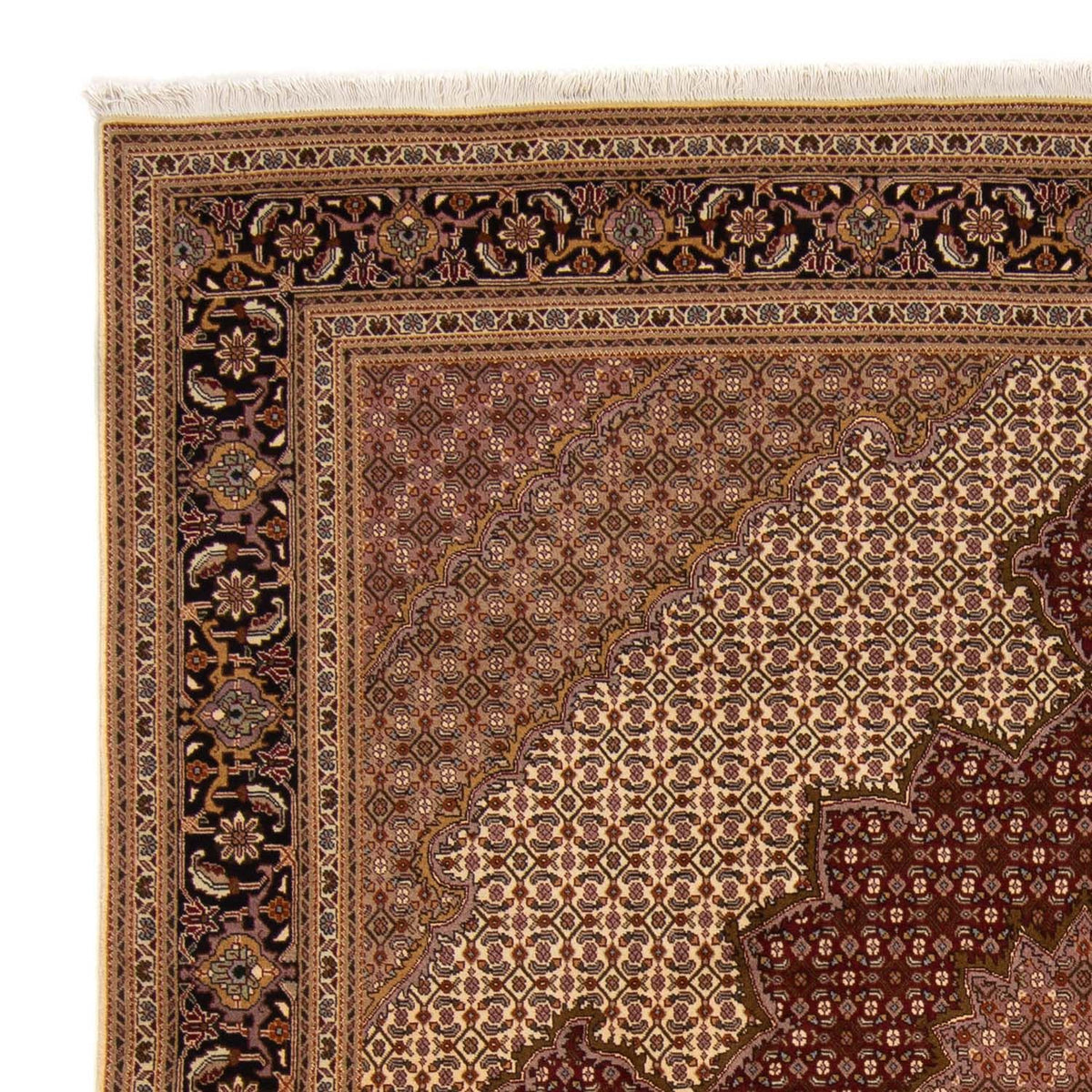 Perzisch tapijt - Tabriz - Royal - 351 x 252 cm - bruin