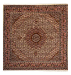 Perzisch tapijt - Tabriz - Royal - 260 x 248 cm - bruin