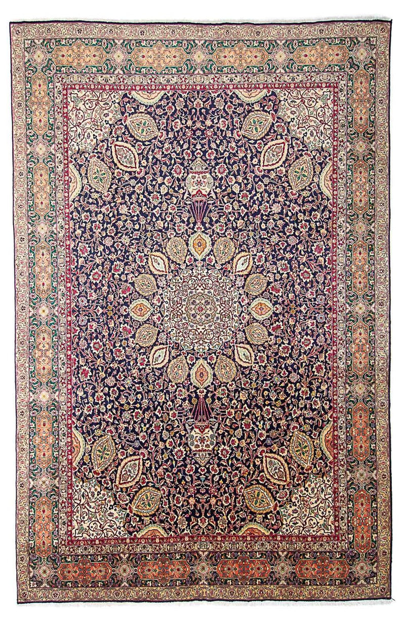 Perzisch tapijt - Tabriz - Royal - 436 x 292 cm - donkerblauw