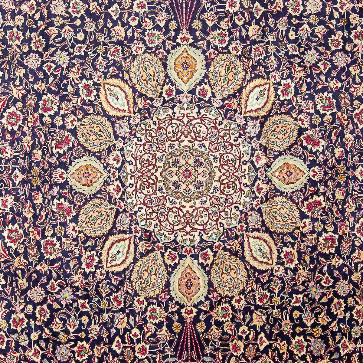 Perzisch tapijt - Tabriz - Royal - 436 x 292 cm - donkerblauw