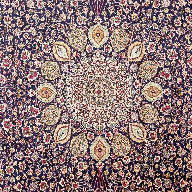 Perzisch tapijt - Tabriz - Royal - 436 x 292 cm - donkerblauw