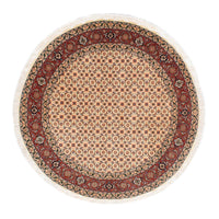 Perzisch tapijt - Tabriz - Royal rond  - 150 x 150 cm - lichtbruin
