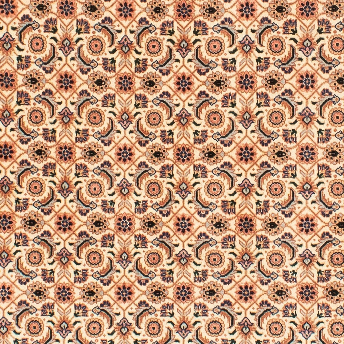 Perzisch tapijt - Tabriz - Royal rond  - 150 x 150 cm - lichtbruin