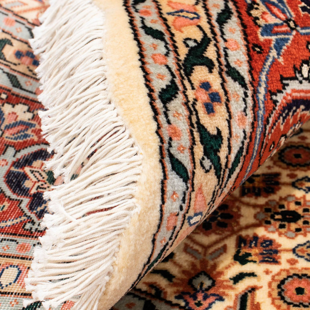 Perzisch tapijt - Tabriz - Royal rond  - 150 x 150 cm - lichtbruin