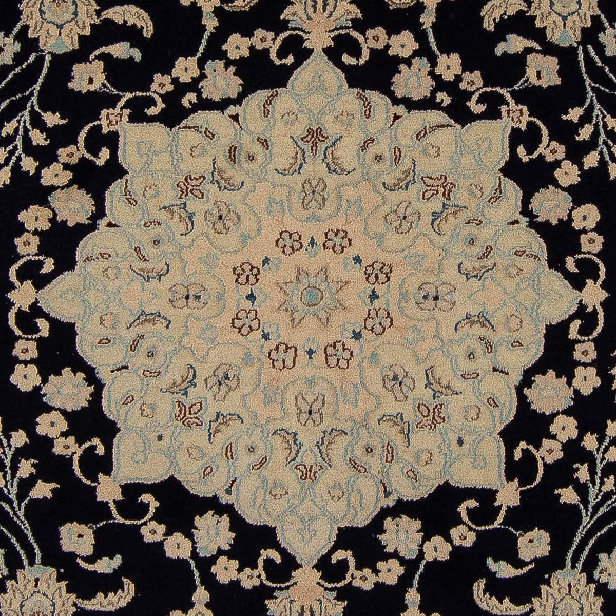 Perzisch tapijt - Nain - 348 x 250 cm - donkerblauw