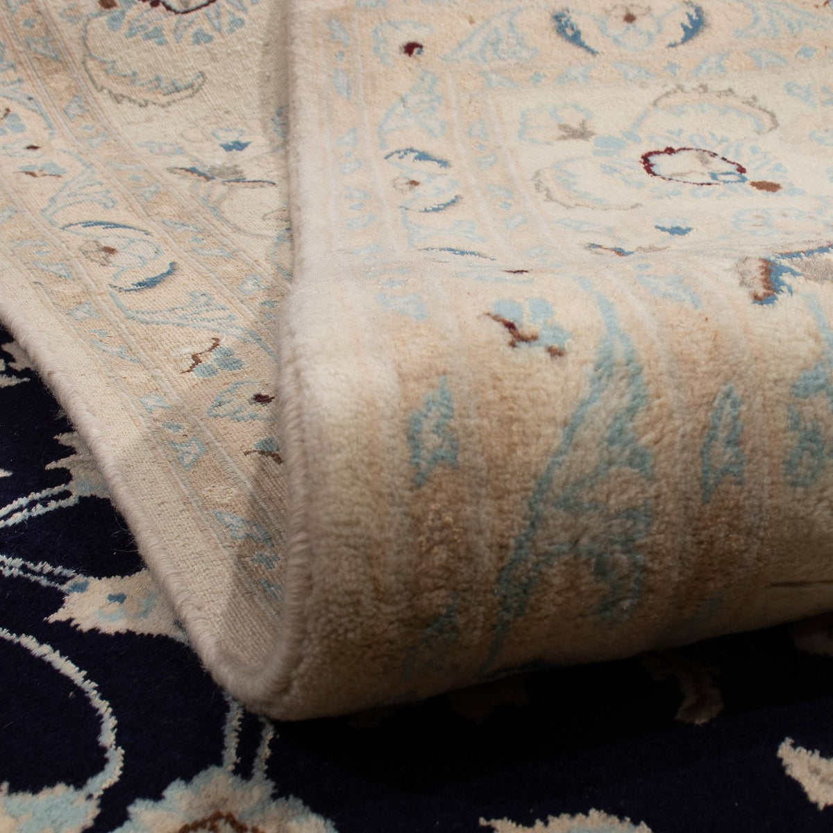 Perzisch tapijt - Nain - 348 x 250 cm - donkerblauw