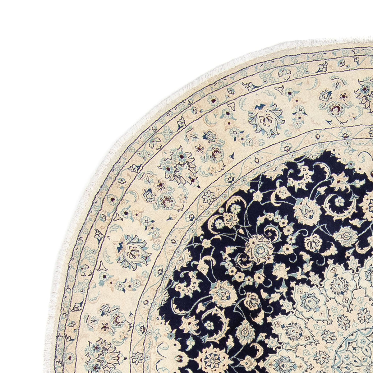 Perzisch tapijt - Nain - 352 x 248 cm - donkerblauw