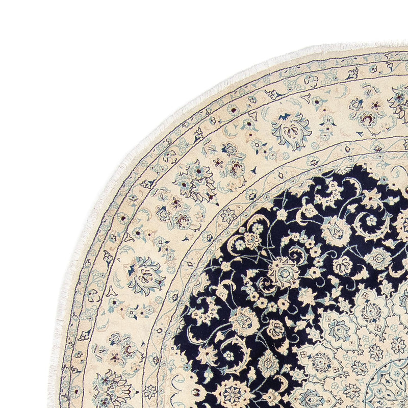 Perzisch tapijt - Nain - 352 x 248 cm - donkerblauw