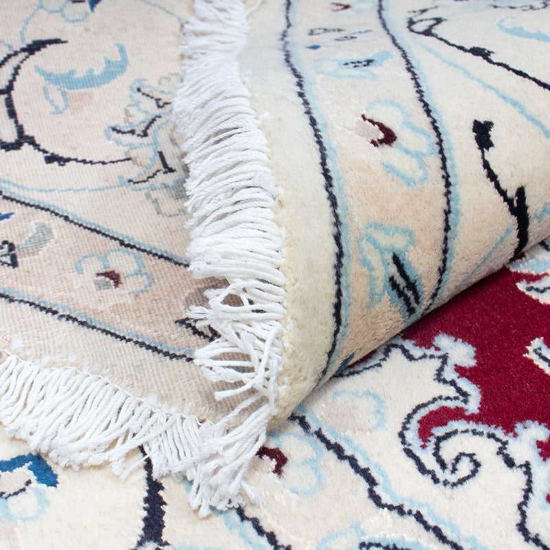 Perzisch tapijt - Nain rond  - 246 x 246 cm - donkerrood