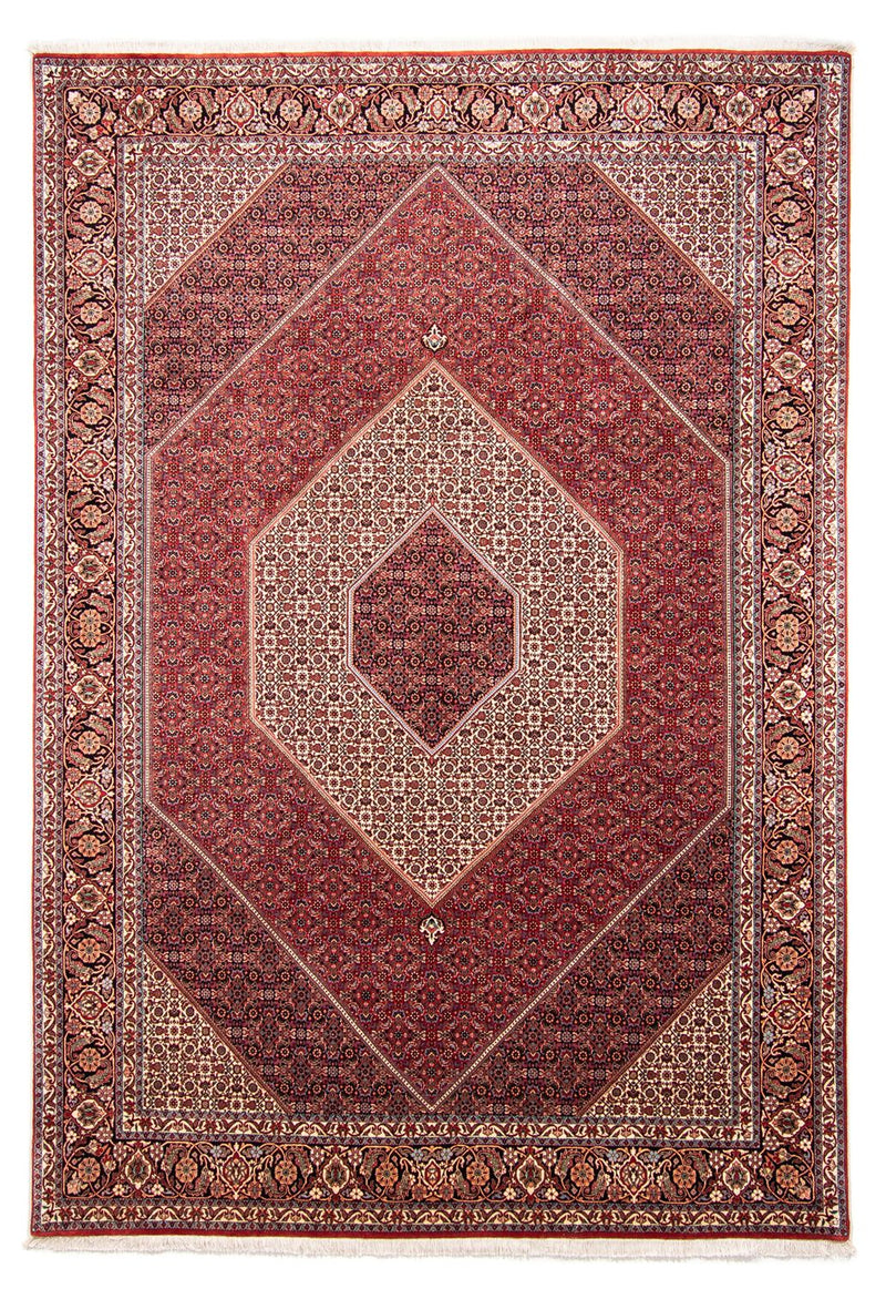 Perzisch tapijt - Bijar - 358 x 253 cm - donkerrood