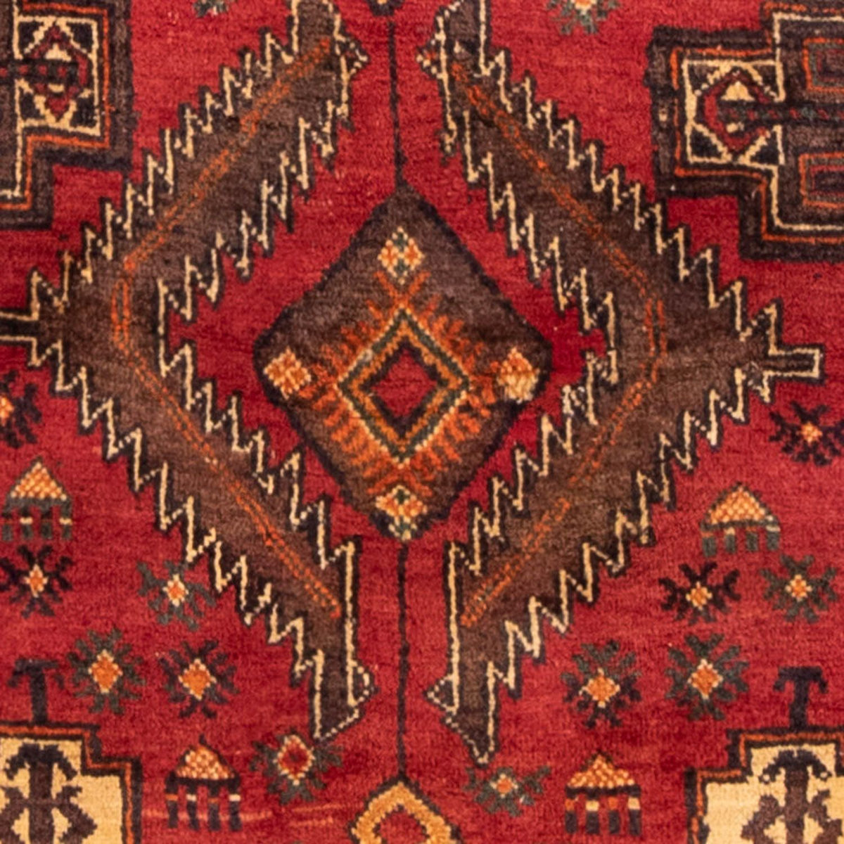 Loper Baluch tapijt - 237 x 103 cm - rood