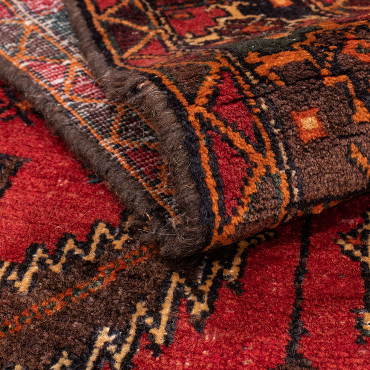 Loper Baluch tapijt - 237 x 103 cm - rood