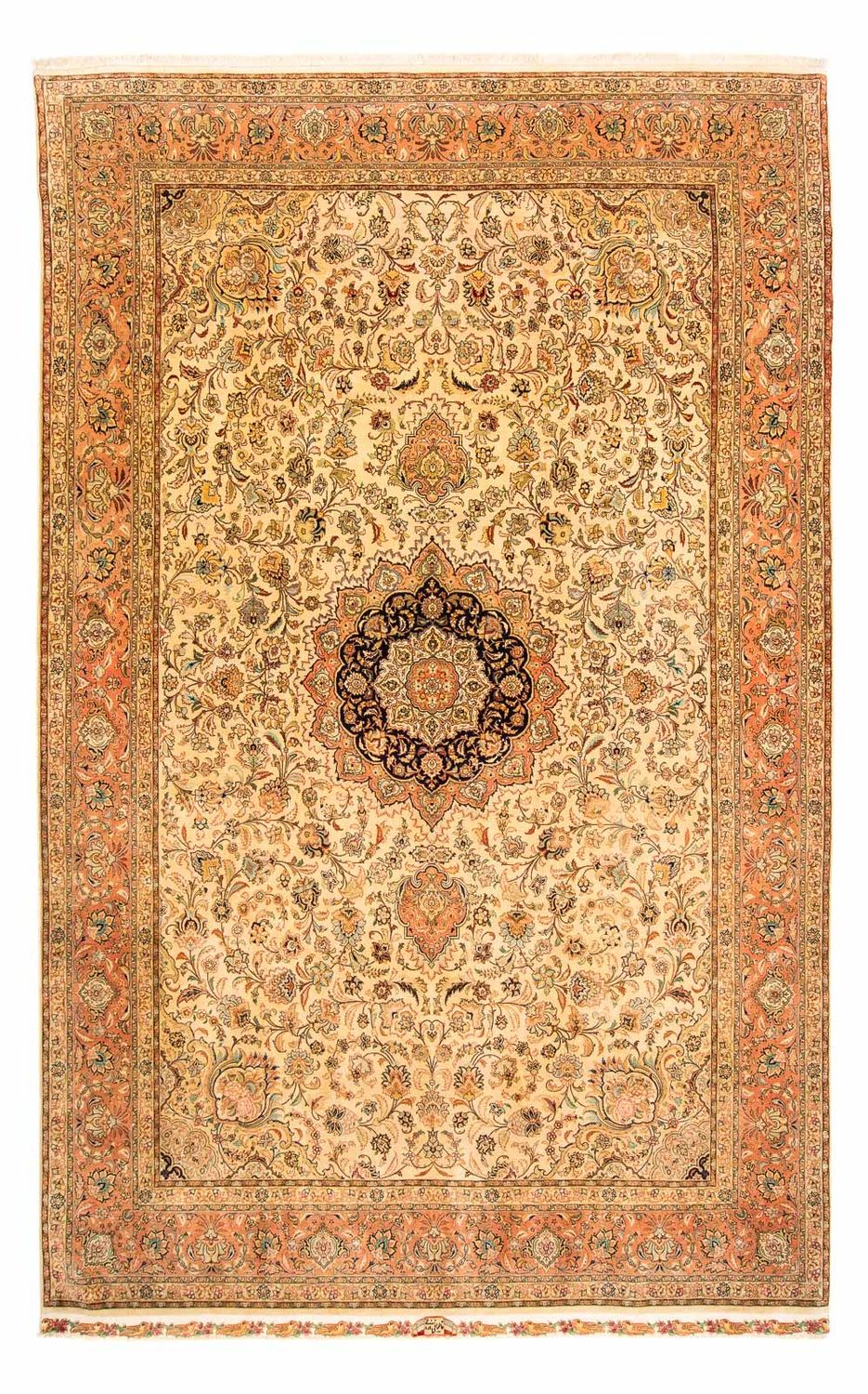 Perzisch tapijt - Tabriz - Premium - 320 x 201 cm - bruin