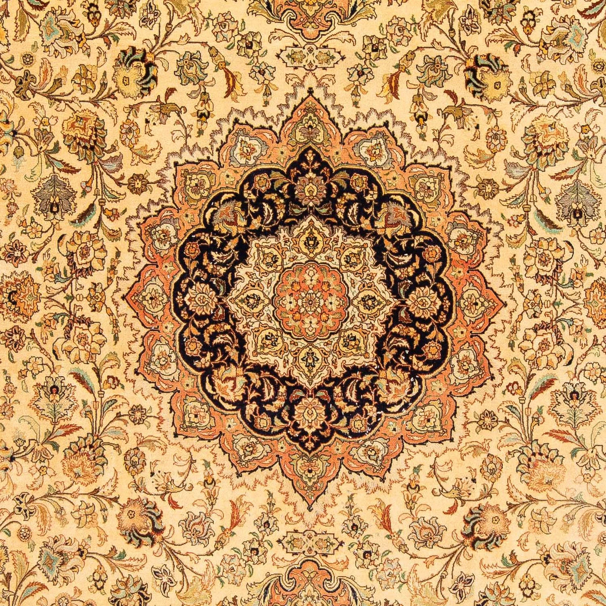 Perzisch tapijt - Tabriz - Premium - 320 x 201 cm - bruin