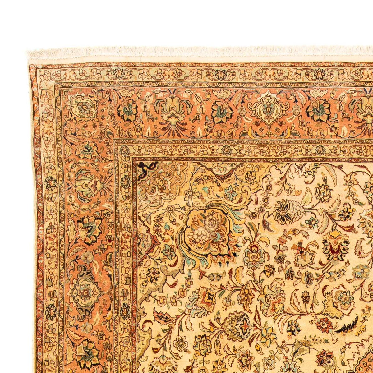 Perzisch tapijt - Tabriz - Premium - 320 x 201 cm - bruin