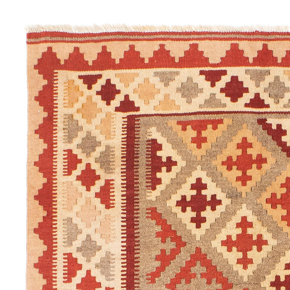 Kelim tapijt - Oosters - 169 x 148 cm - rood