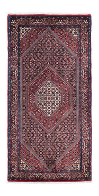 Loper Perzisch tapijt - Bijar - 200 x 97 cm - licht rood