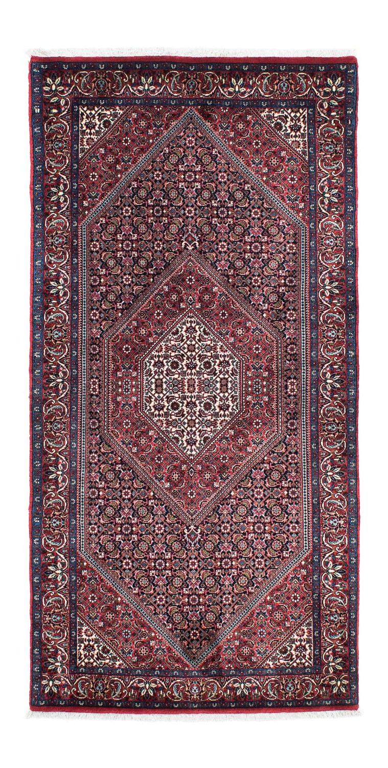 Loper Perzisch tapijt - Bijar - 200 x 97 cm - licht rood