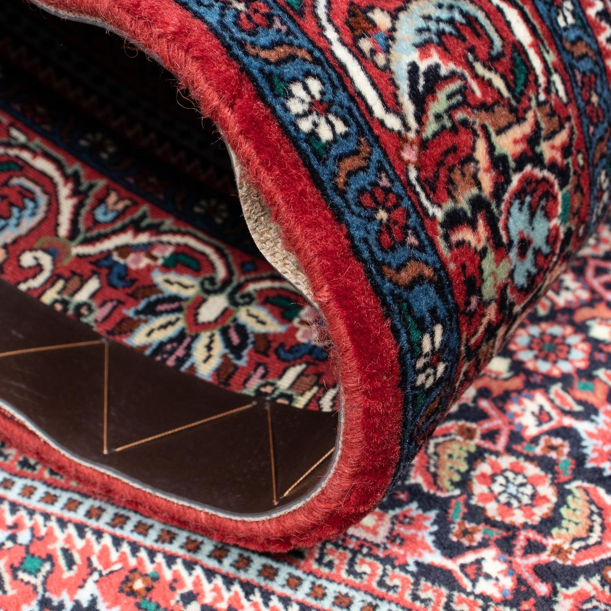 Loper Perzisch tapijt - Bijar - 200 x 97 cm - licht rood