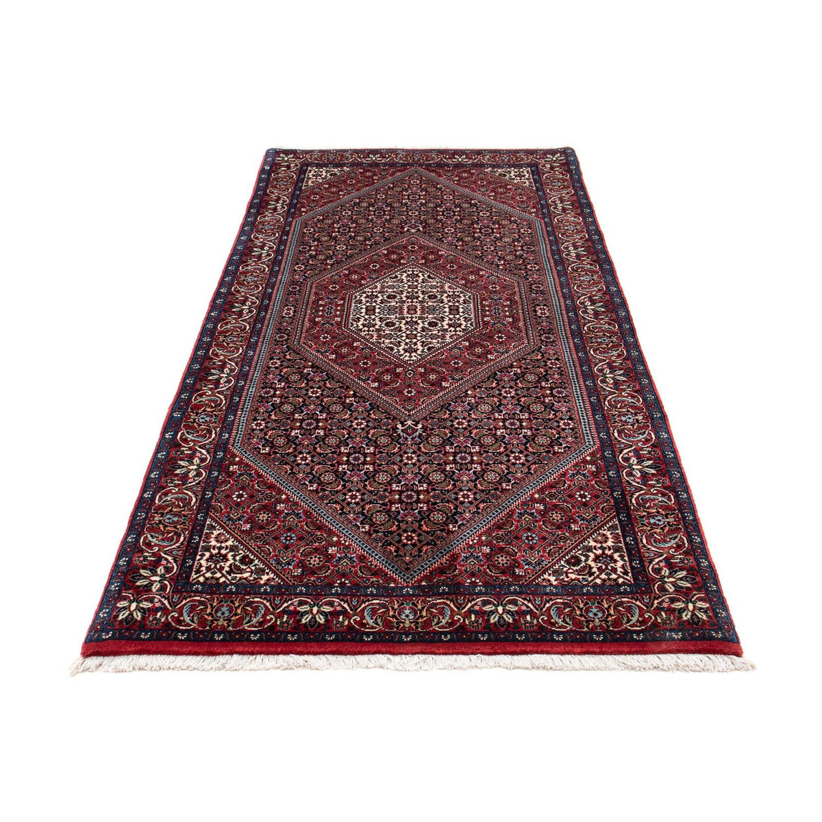 Loper Perzisch tapijt - Bijar - 200 x 97 cm - licht rood