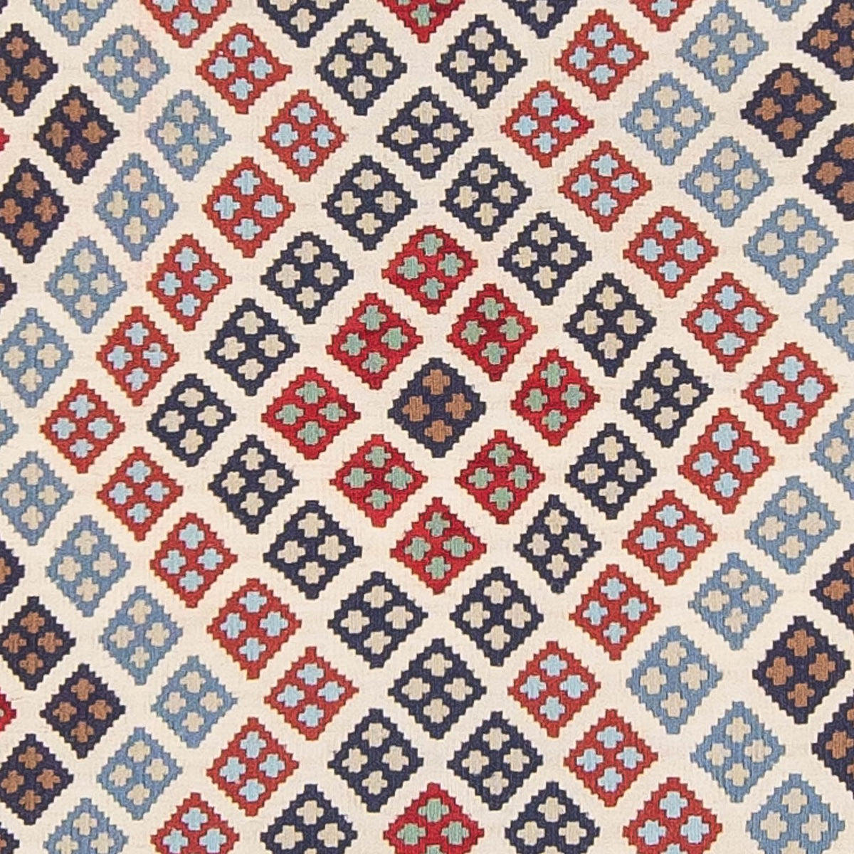 Loper Kelim tapijt - Oosters - 385 x 96 cm - veelkleurig