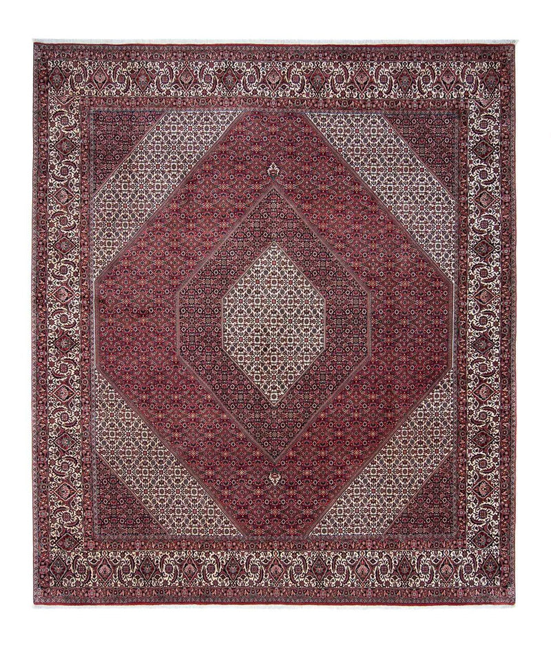 Perzisch tapijt - Bijar - 340 x 300 cm - donkerrood