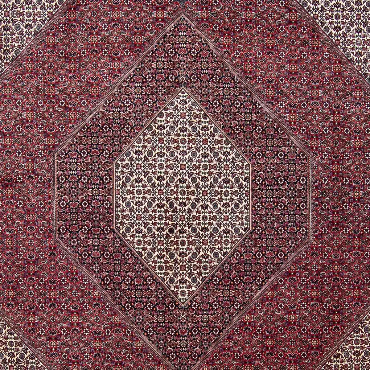 Perzisch tapijt - Bijar - 340 x 300 cm - donkerrood