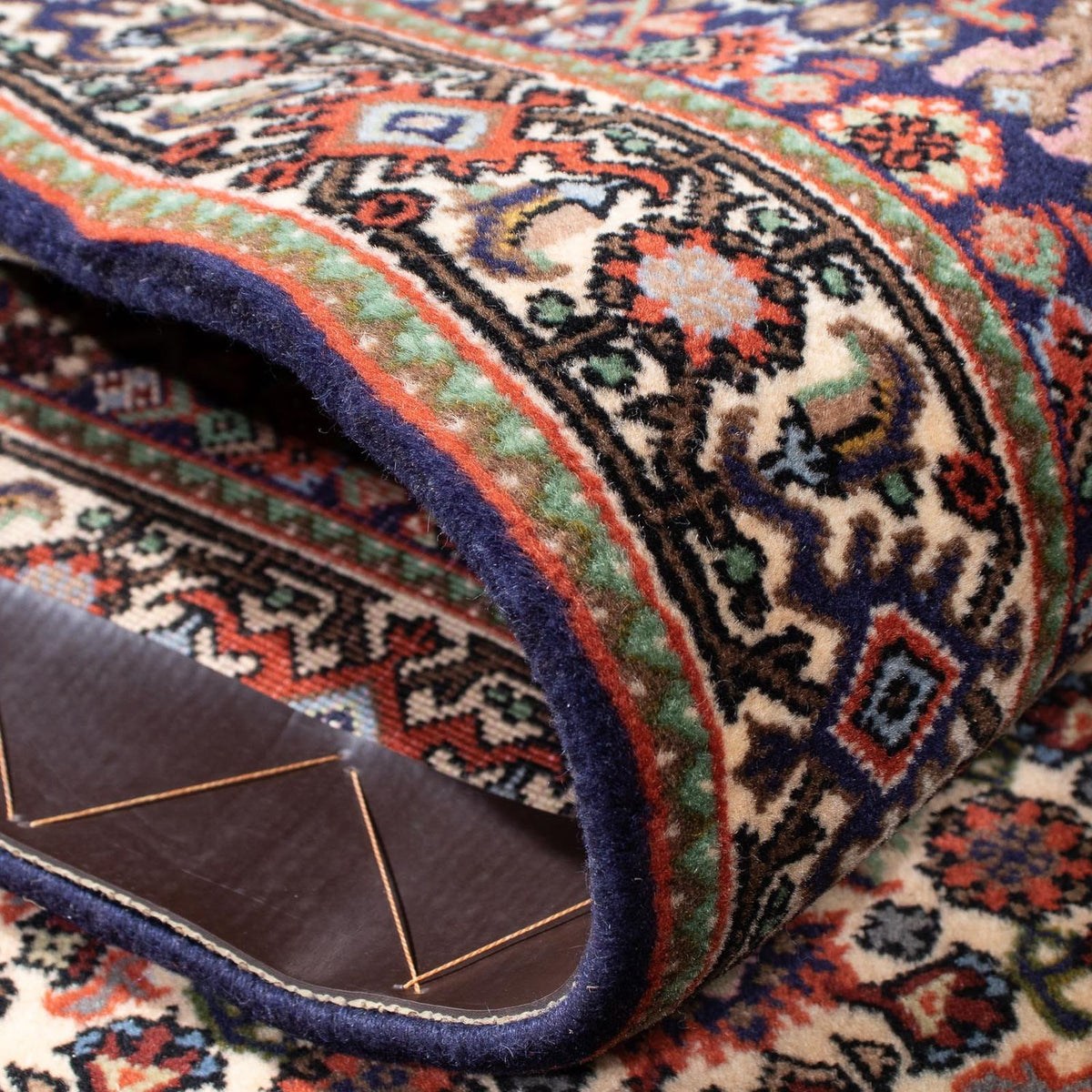 Loper Perzisch tapijt - Bijar - 255 x 69 cm - blauw