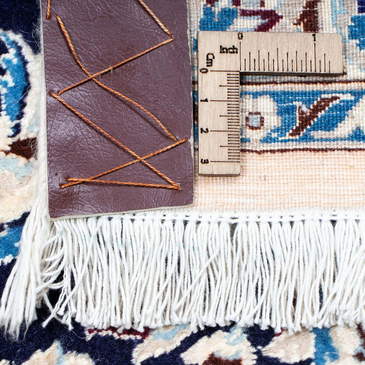 Perzisch tapijt - Nain - Premium - 351 x 253 cm - donkerblauw