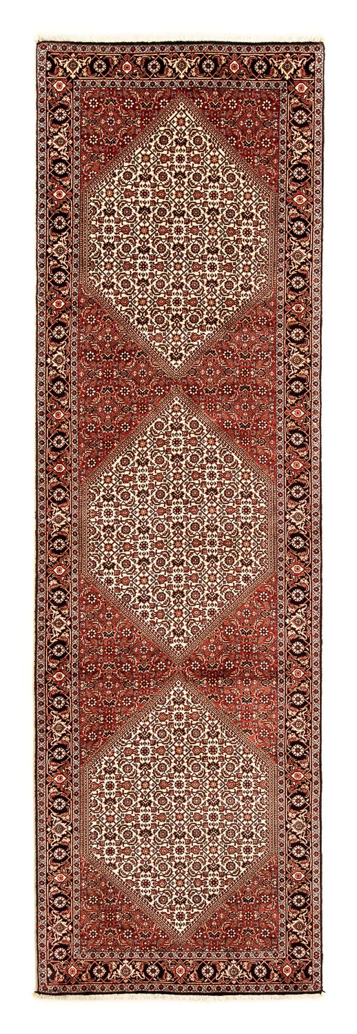 Loper Perzisch tapijt - Bijar - 304 x 83 cm - veelkleurig