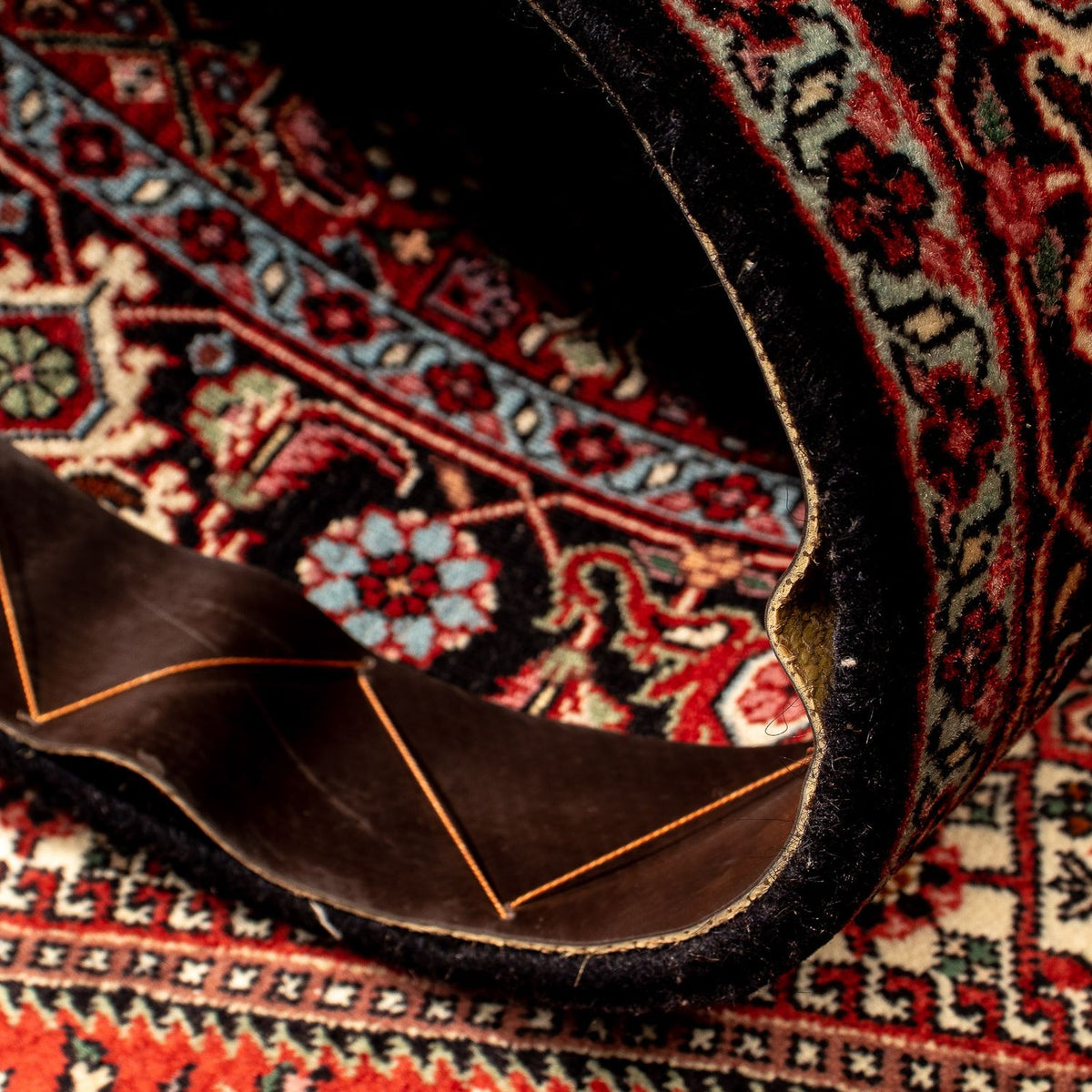 Loper Perzisch tapijt - Bijar - 304 x 83 cm - veelkleurig