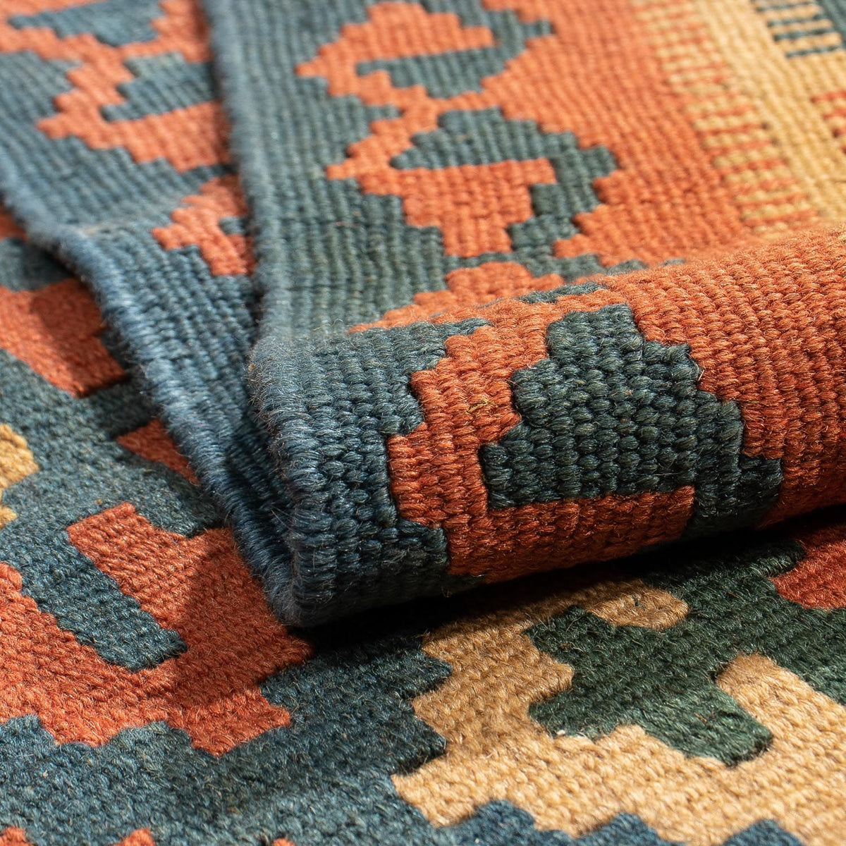 Kelim tapijt - Oosters - 203 x 158 cm - veelkleurig