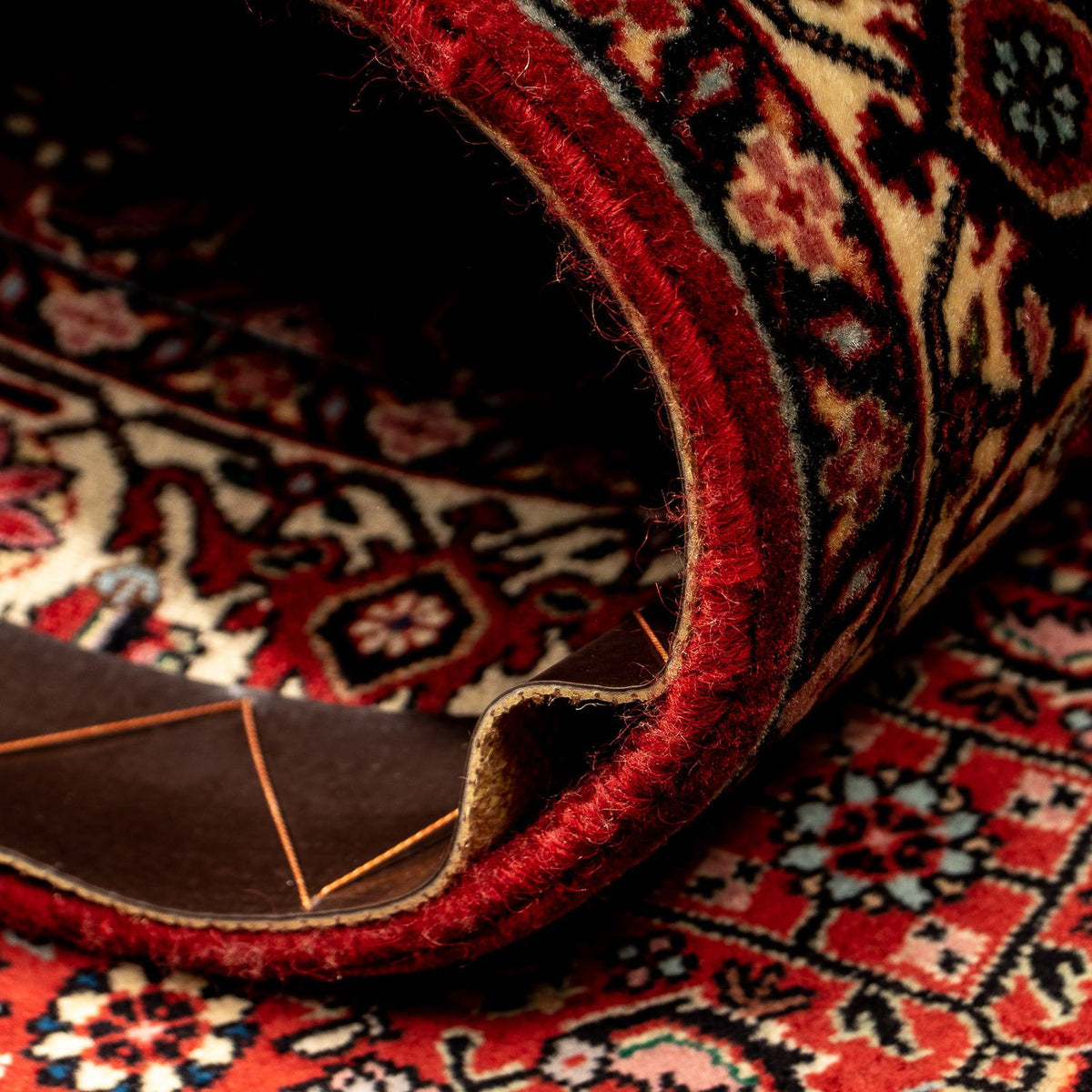 Loper Perzisch tapijt - Bijar - 298 x 82 cm - veelkleurig