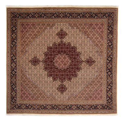 Perzisch tapijt - Tabriz - Royal - 250 x 249 cm - bruin