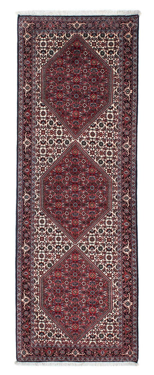 Loper Perzisch tapijt - Bijar - 218 x 76 cm - beige