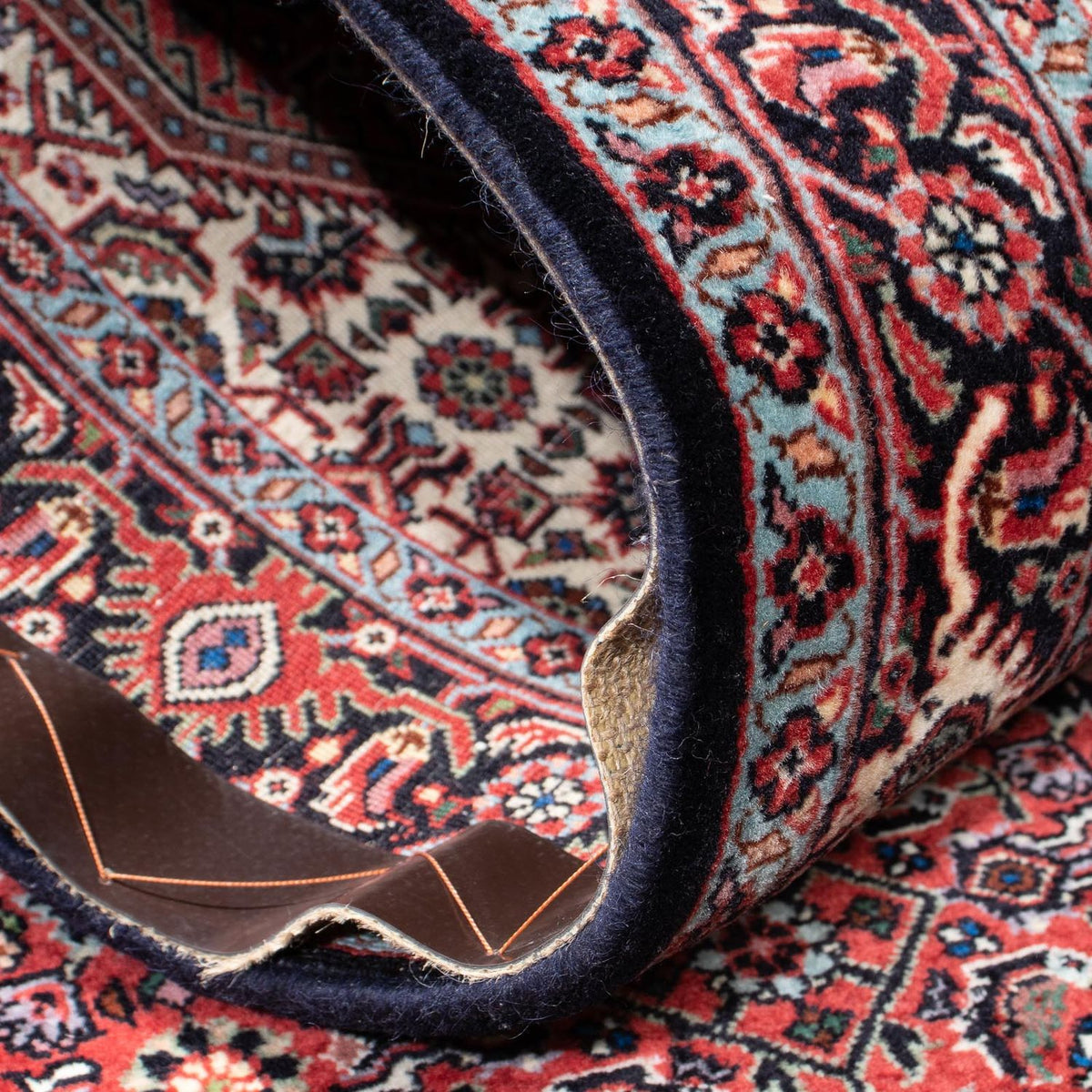 Loper Perzisch tapijt - Bijar - 218 x 76 cm - beige