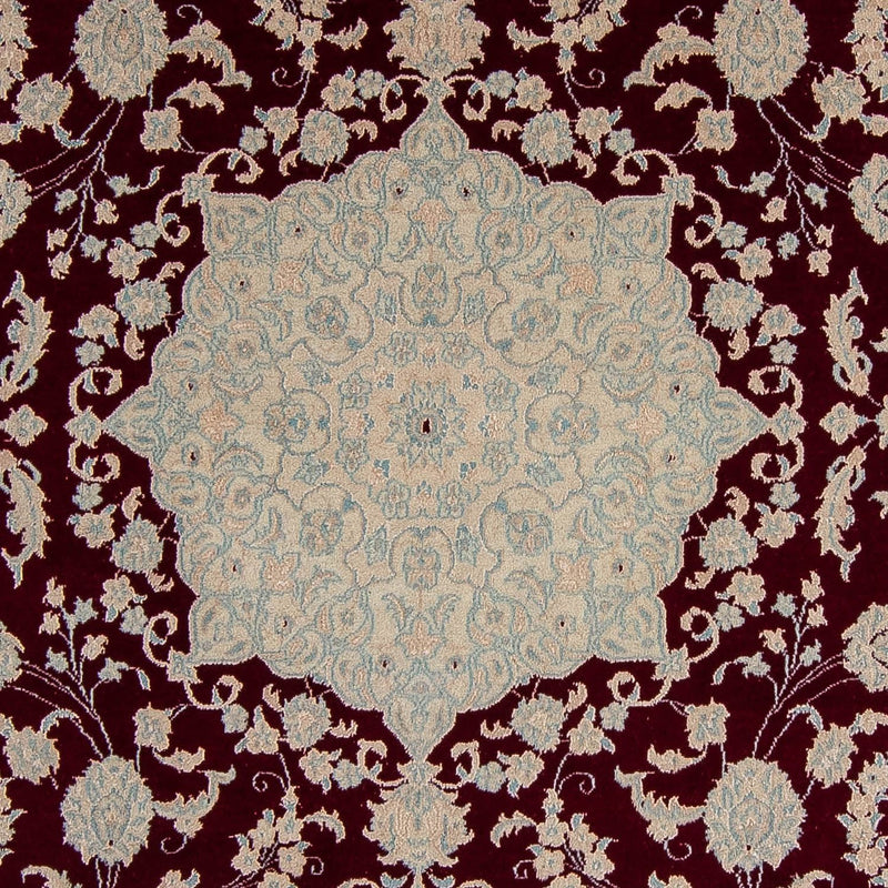 Perzisch tapijt - Nain - 349 x 248 cm - donkerrood