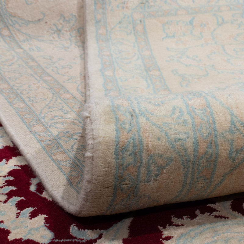 Perzisch tapijt - Nain - 349 x 248 cm - donkerrood