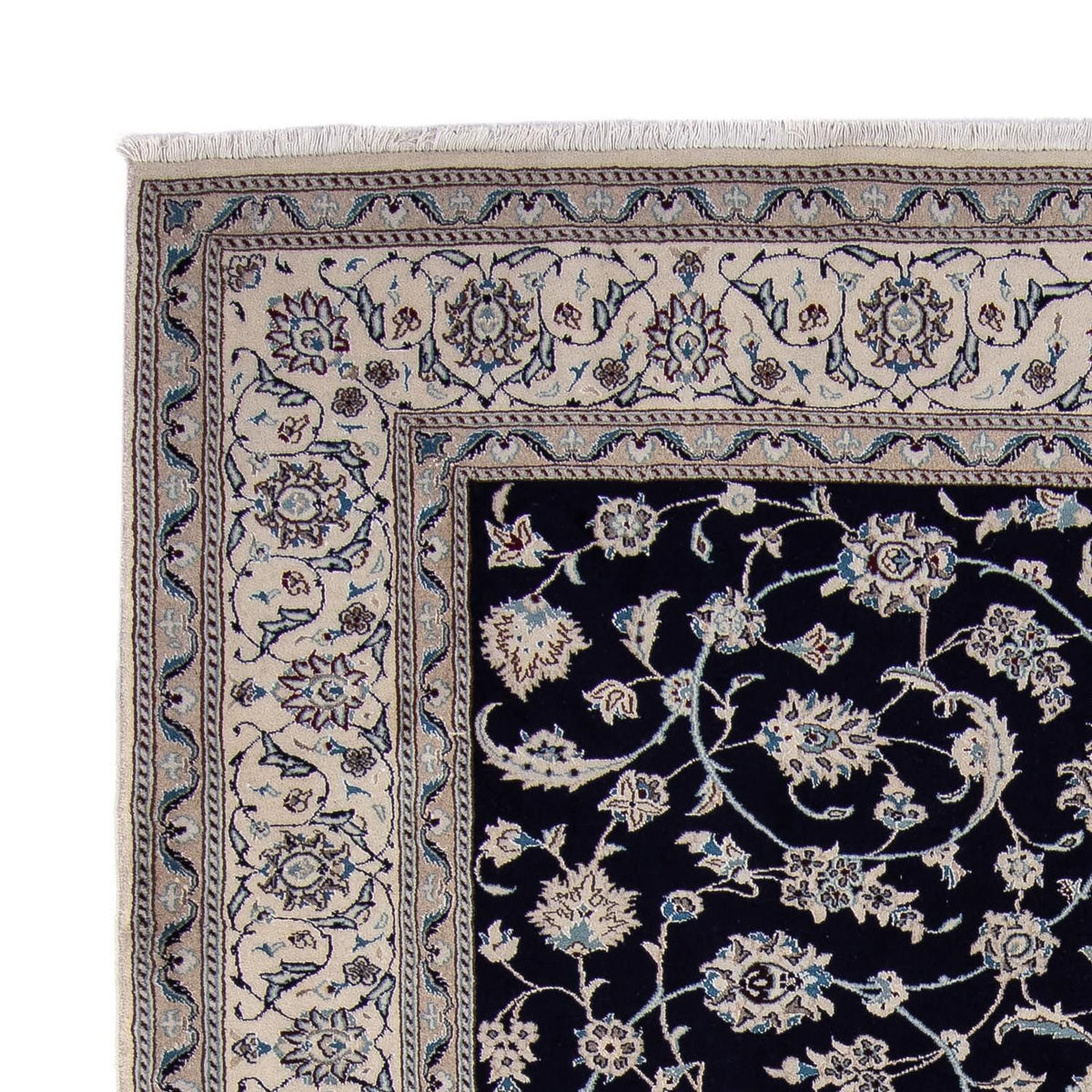 Perzisch tapijt - Nain - 338 x 245 cm - donkerblauw