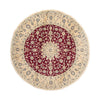 Nain Tapijt 245x245cm - Perzisch tapijt - Rond / Donkerrood / 245 x 245 cm Rond
